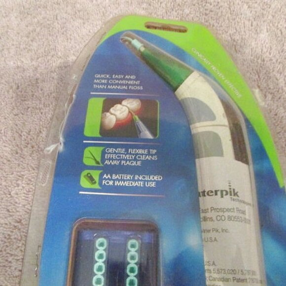NEW Vtg WATERPIK Cordless WATER Oral FLOSSER Dental TIPS Teeth Cleaner FL-110 - Picture 2 of 9